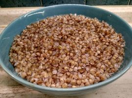 How much to steam buckwheat without boiling?