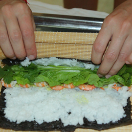 How long to cook rice for sushi?