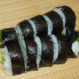 How long to cook rice for sushi?