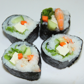 How long to cook rice for sushi?