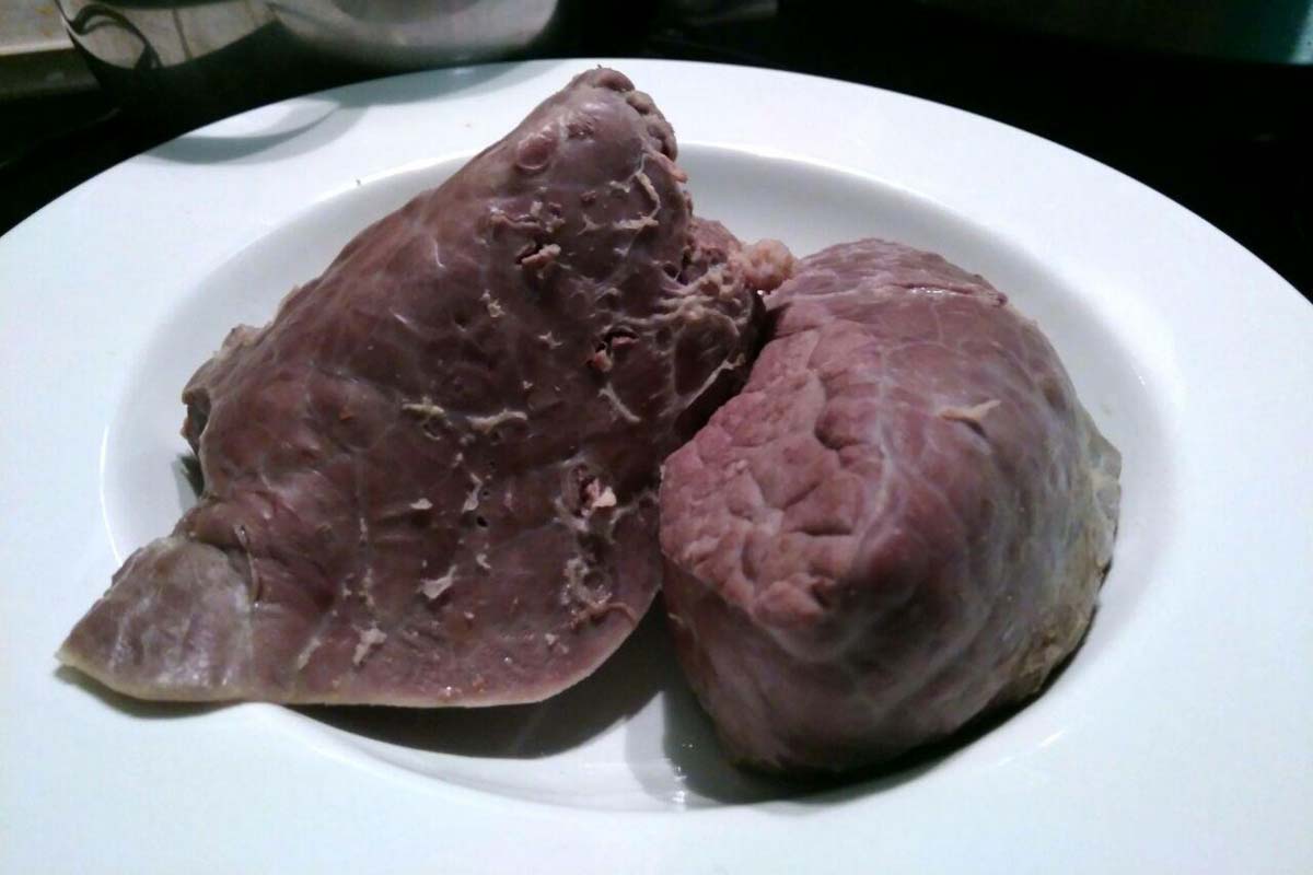 How long to cook beef lung?