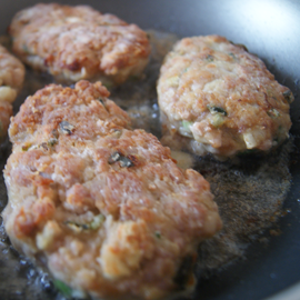 How to fry meatballs